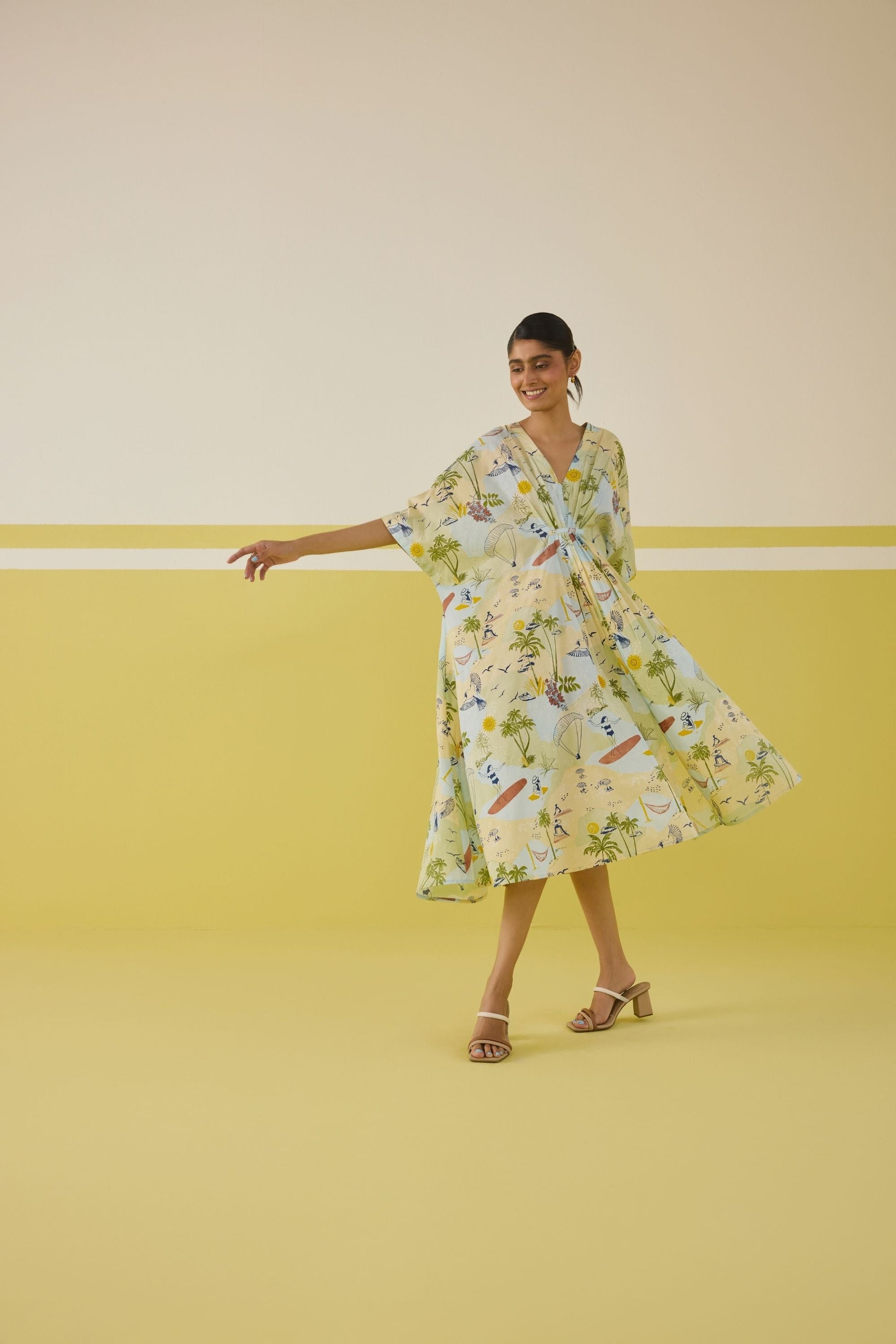Palmy Summer Lyocell Kaftan Dress | SUI – Sui Palmy Summer Lyocell Kaftan Dress | SUI – Sui