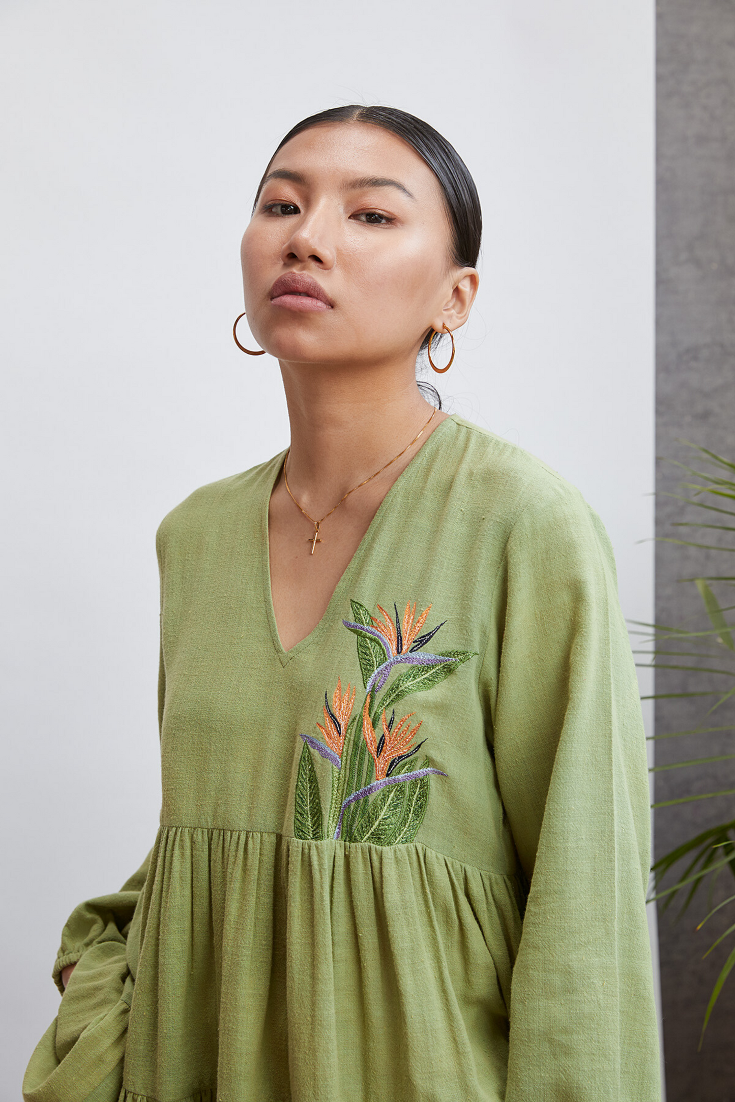 Paradise handwoven organic cotton tunic