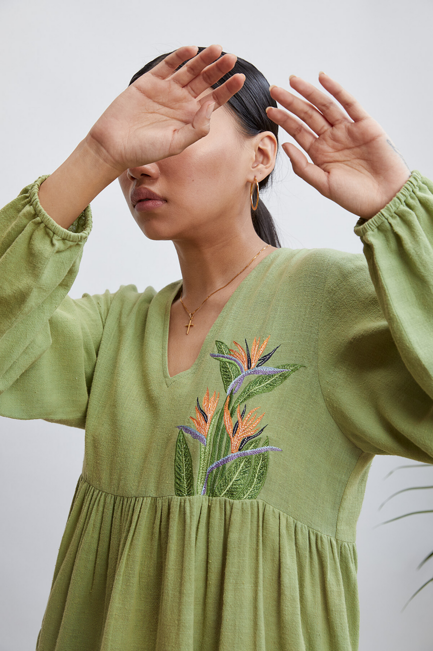 Paradise handwoven organic cotton tunic