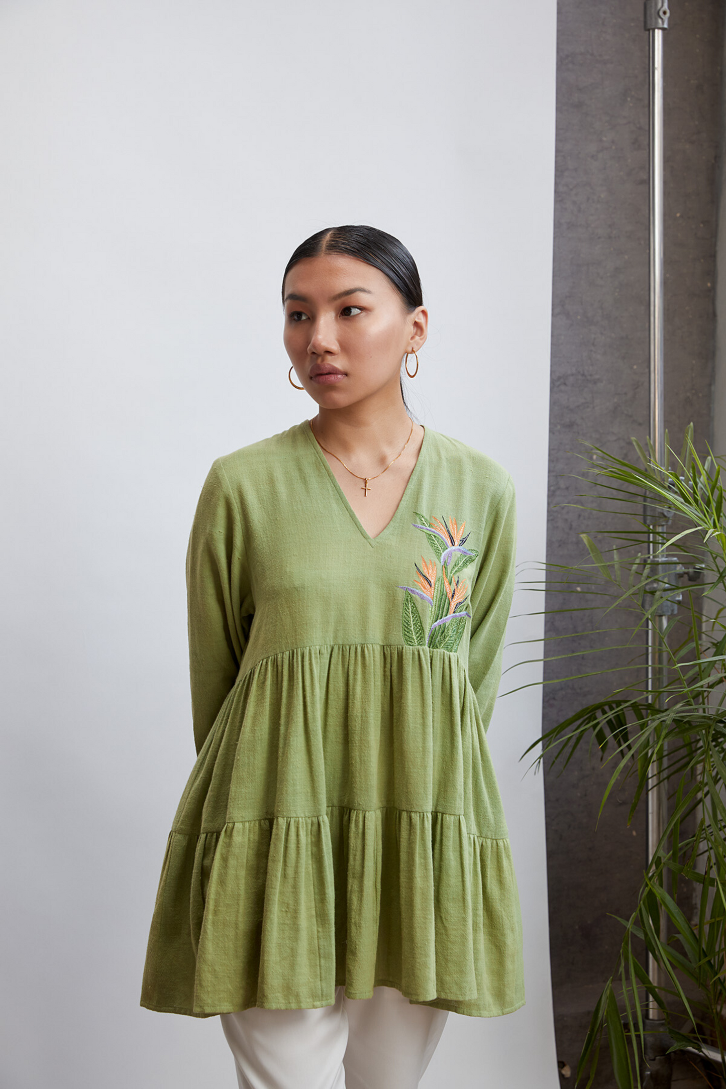 Paradise handwoven organic cotton tunic