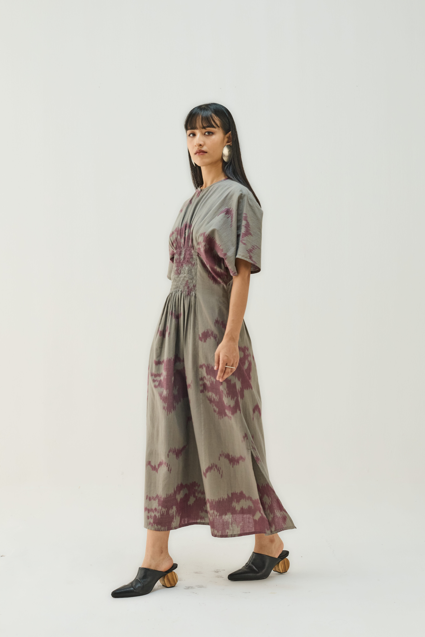 Purpose Handwoven Ikkat Maxi Dress