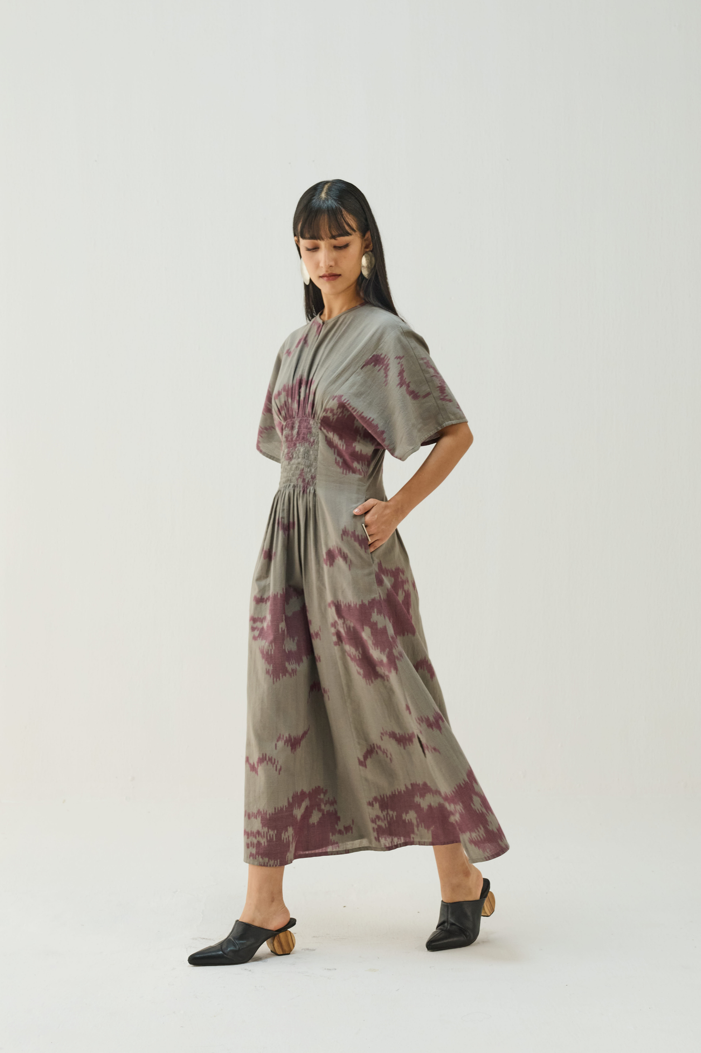 Purpose Handwoven Ikkat Maxi Dress