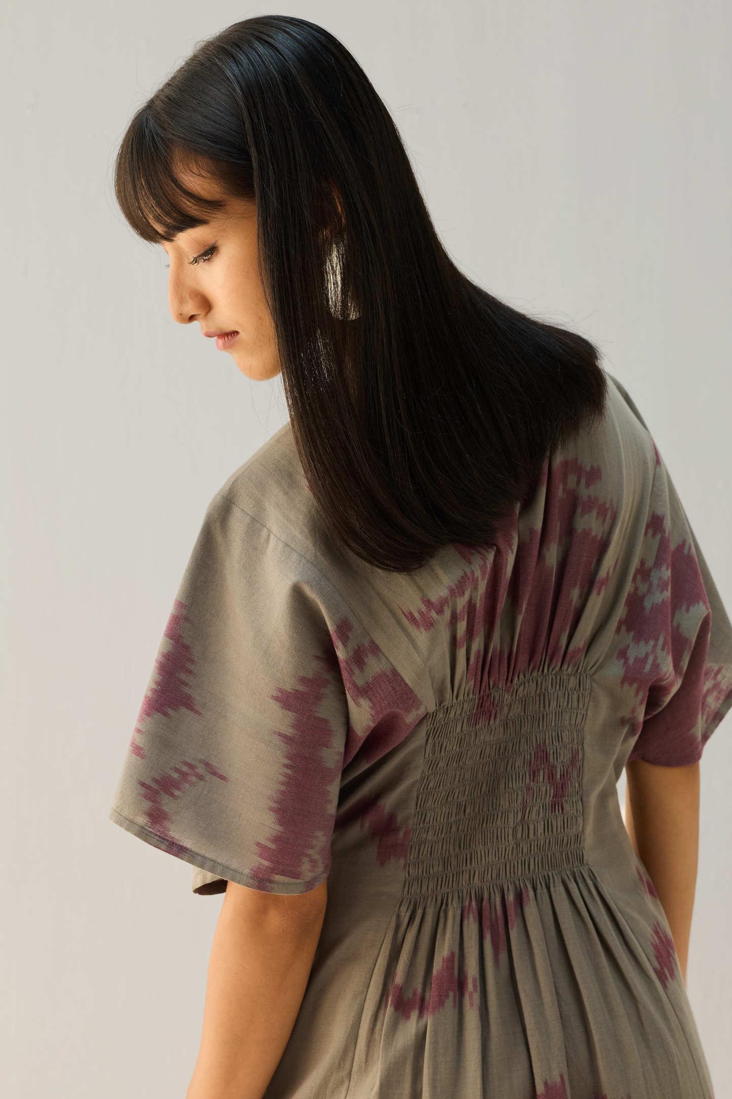 Purpose Handwoven Ikkat Maxi Dress