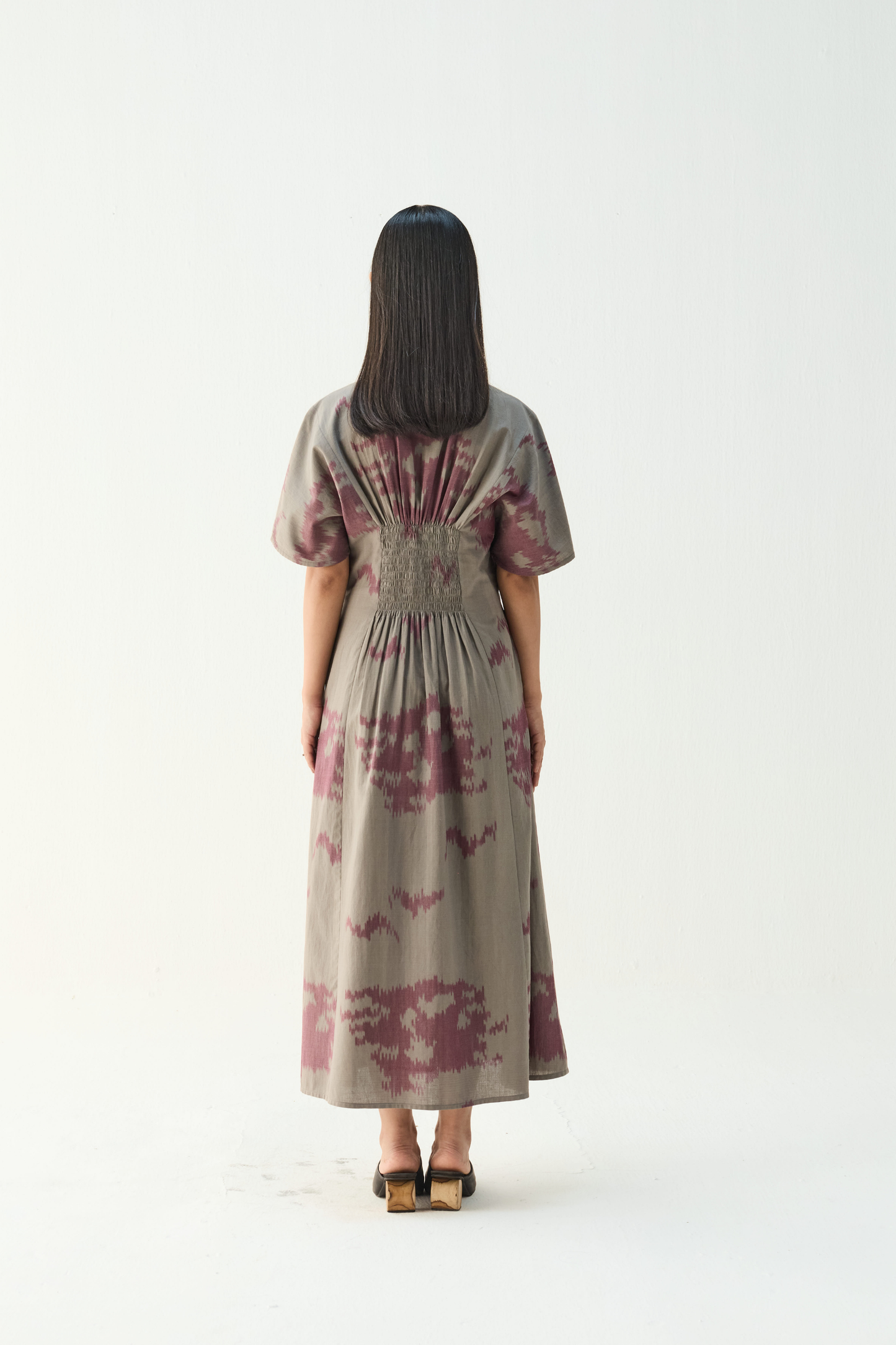 Purpose Handwoven Ikkat Maxi Dress