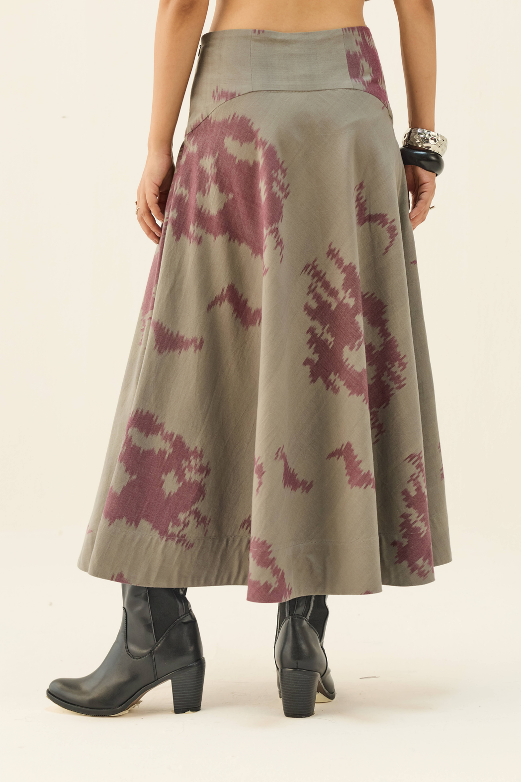 Purpose Handwoven Ikkat Skirt