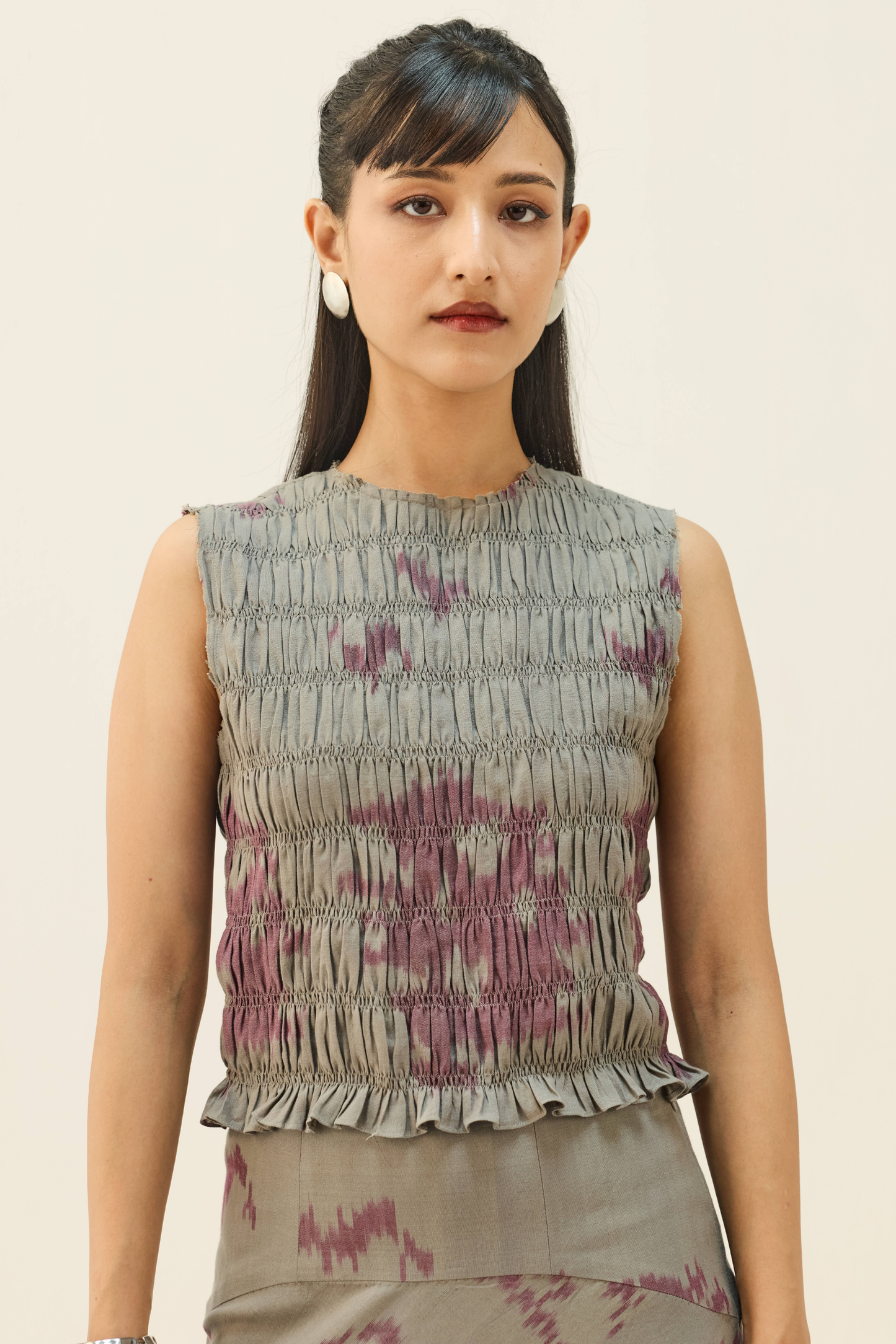 Purpose Handwoven Ikkat Top