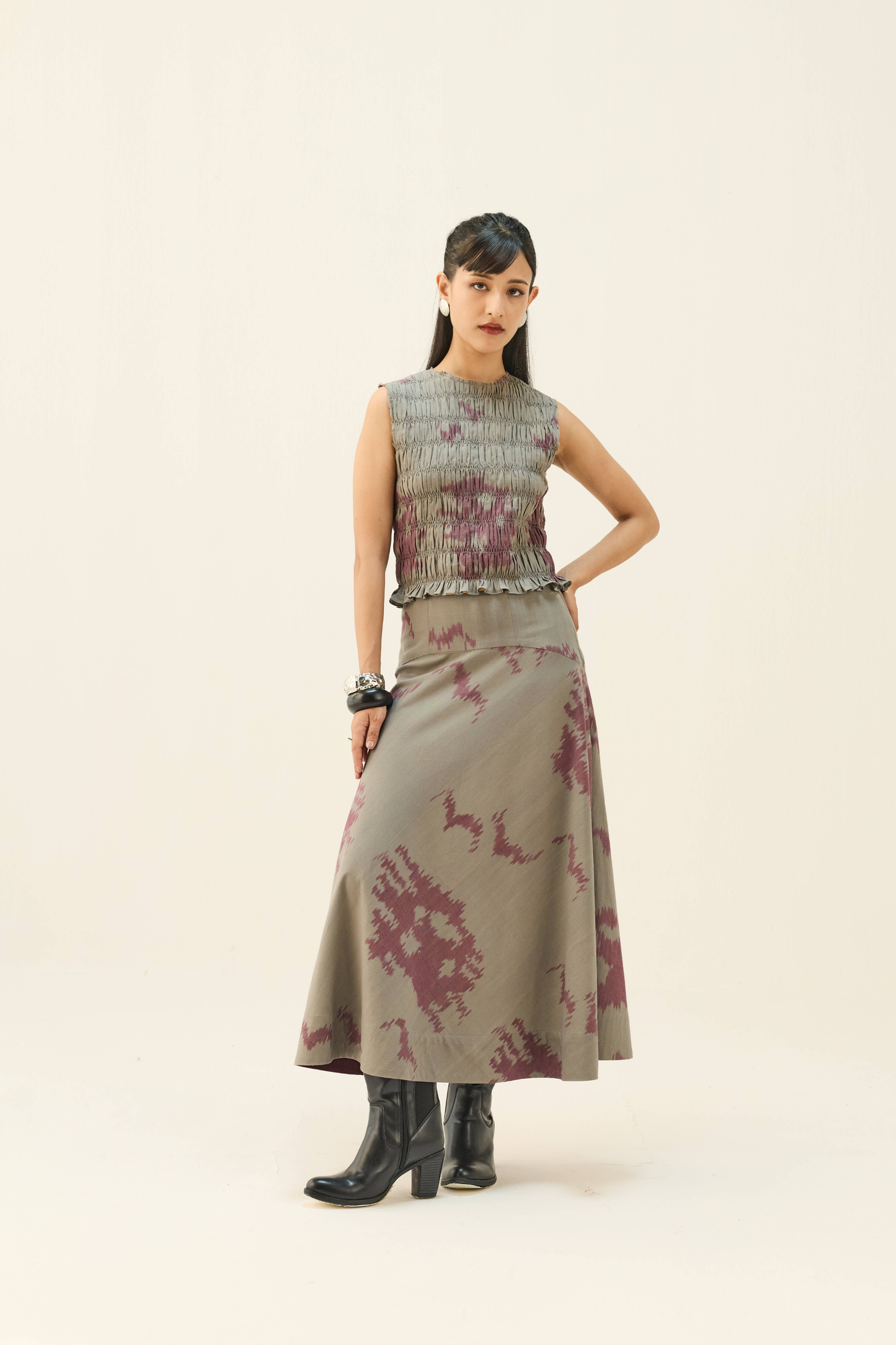 Purpose Handwoven Ikkat Top