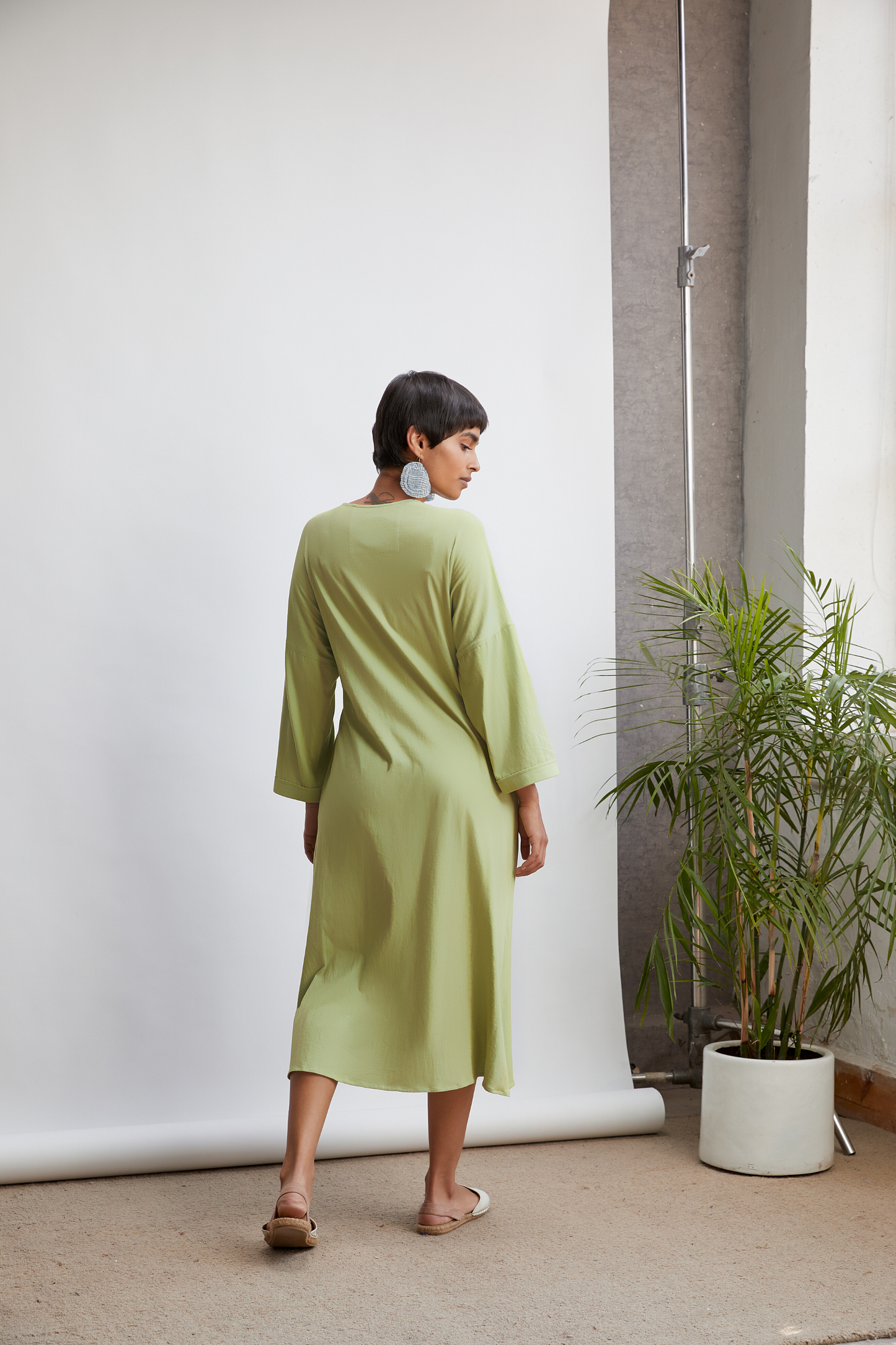 Rainforest front tie wrap dress