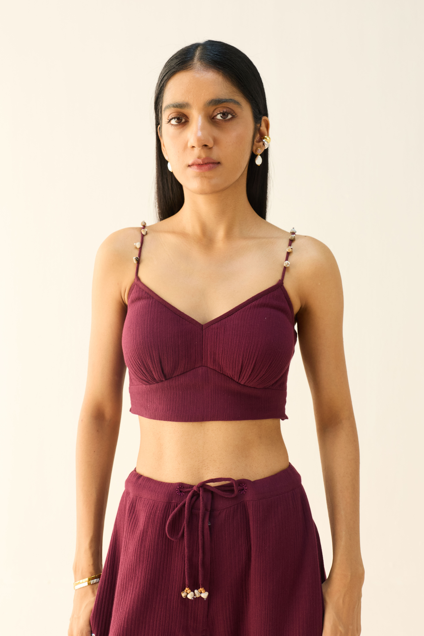 Sangria Sea Organic Cotton Bustier