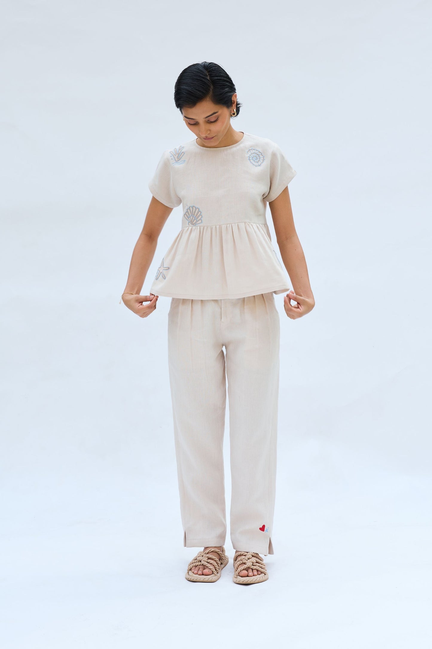 Sea Soul Linen Top
