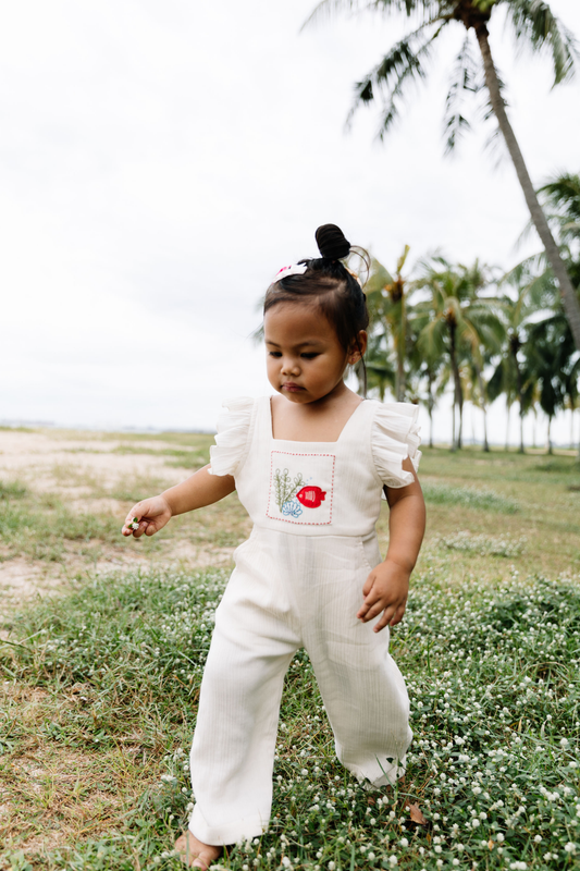 Seaweed Garden Organic Cotton Jumpsuit
