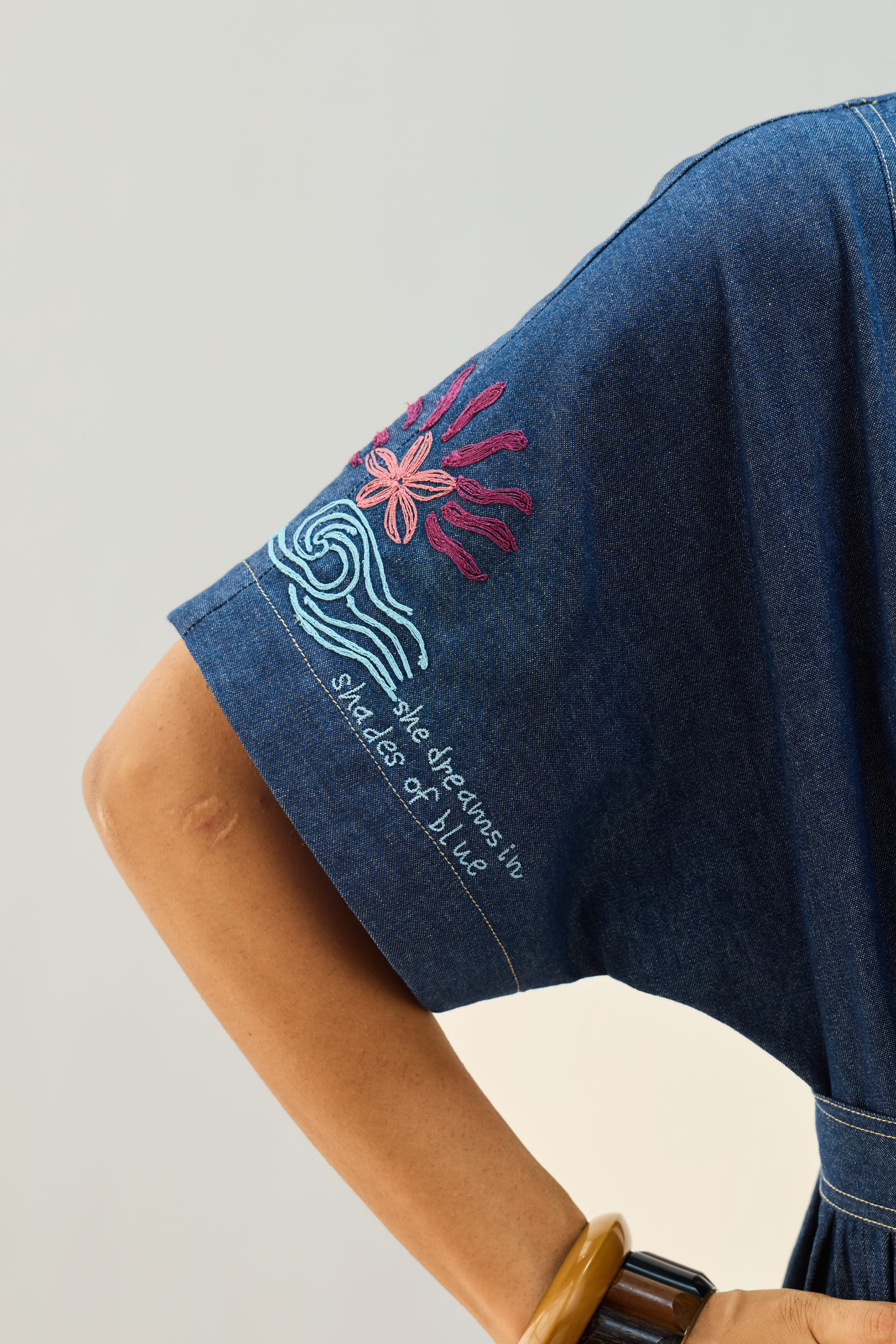 Shades Of Blue Sustainable Denim Dress