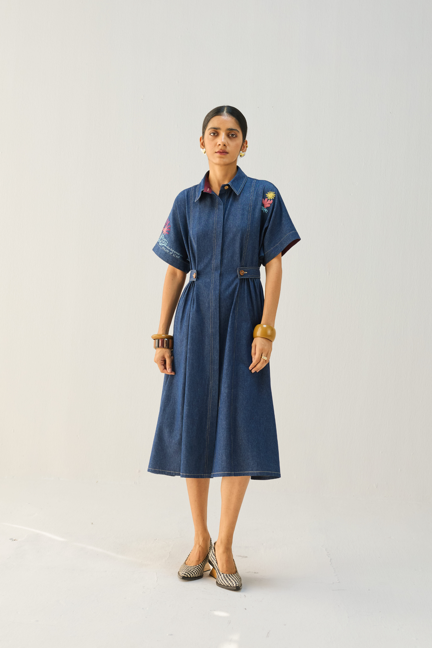 Shades Of Blue Sustainable Denim Dress