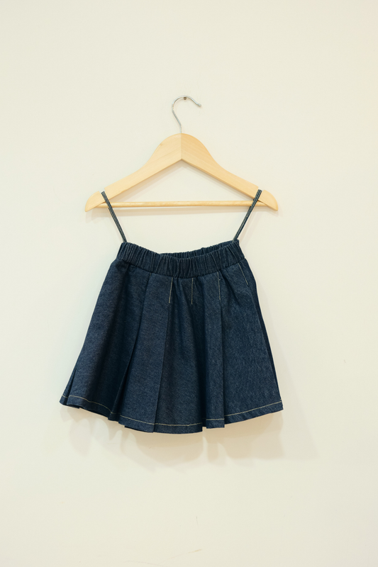 Sky To Sea Sustainable Denim Skirt