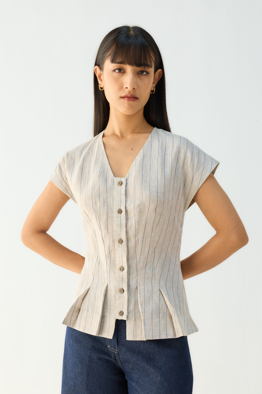 Soft Power Linen Top