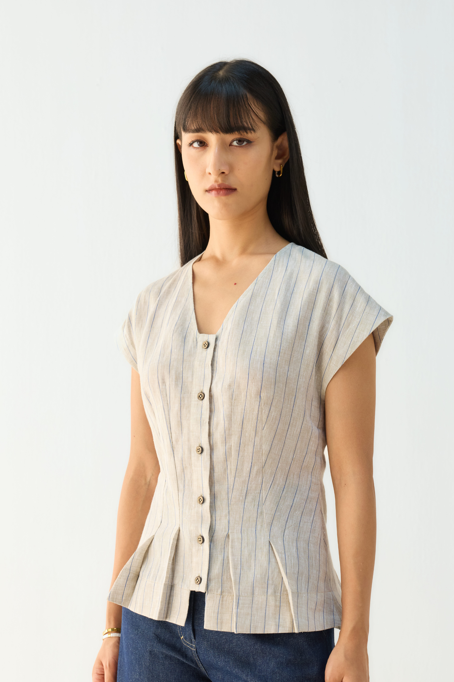Soft Power Linen Top