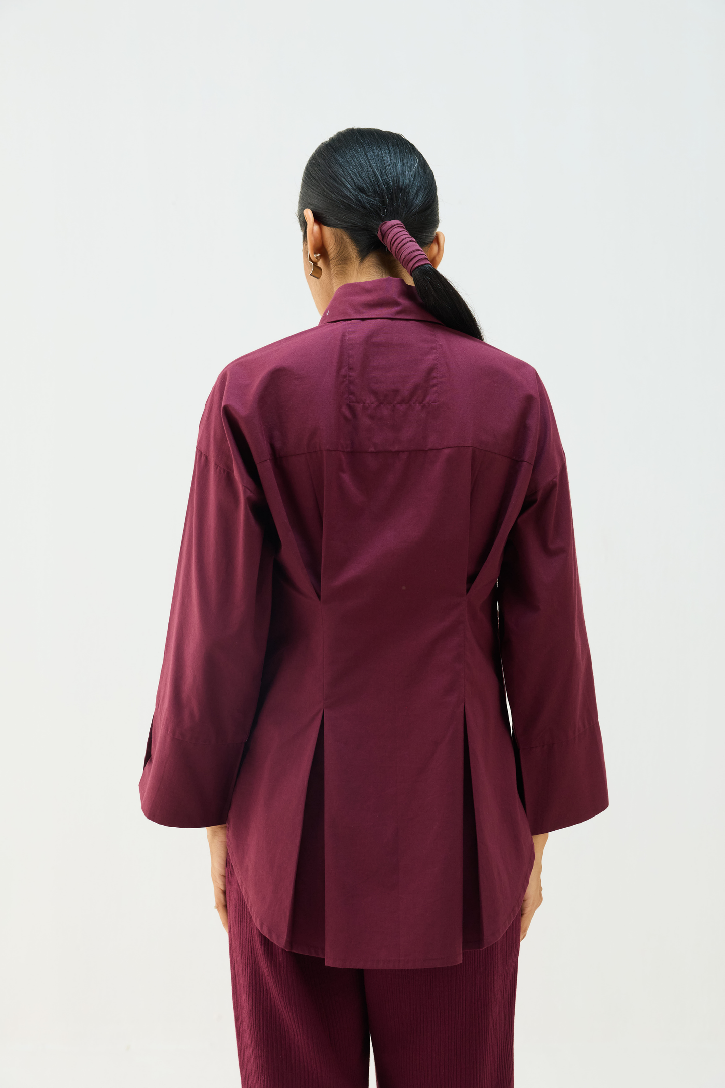 Stillness Organic Cotton Wrap Shirt