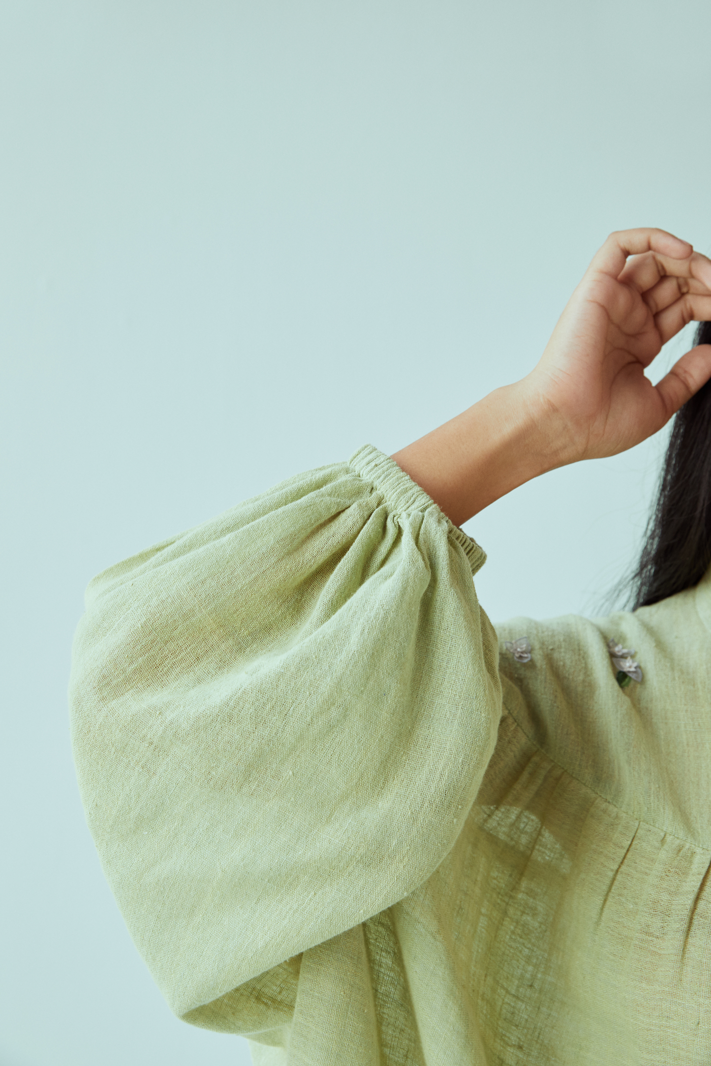 Summer Dream handwoven organic cotton shirt