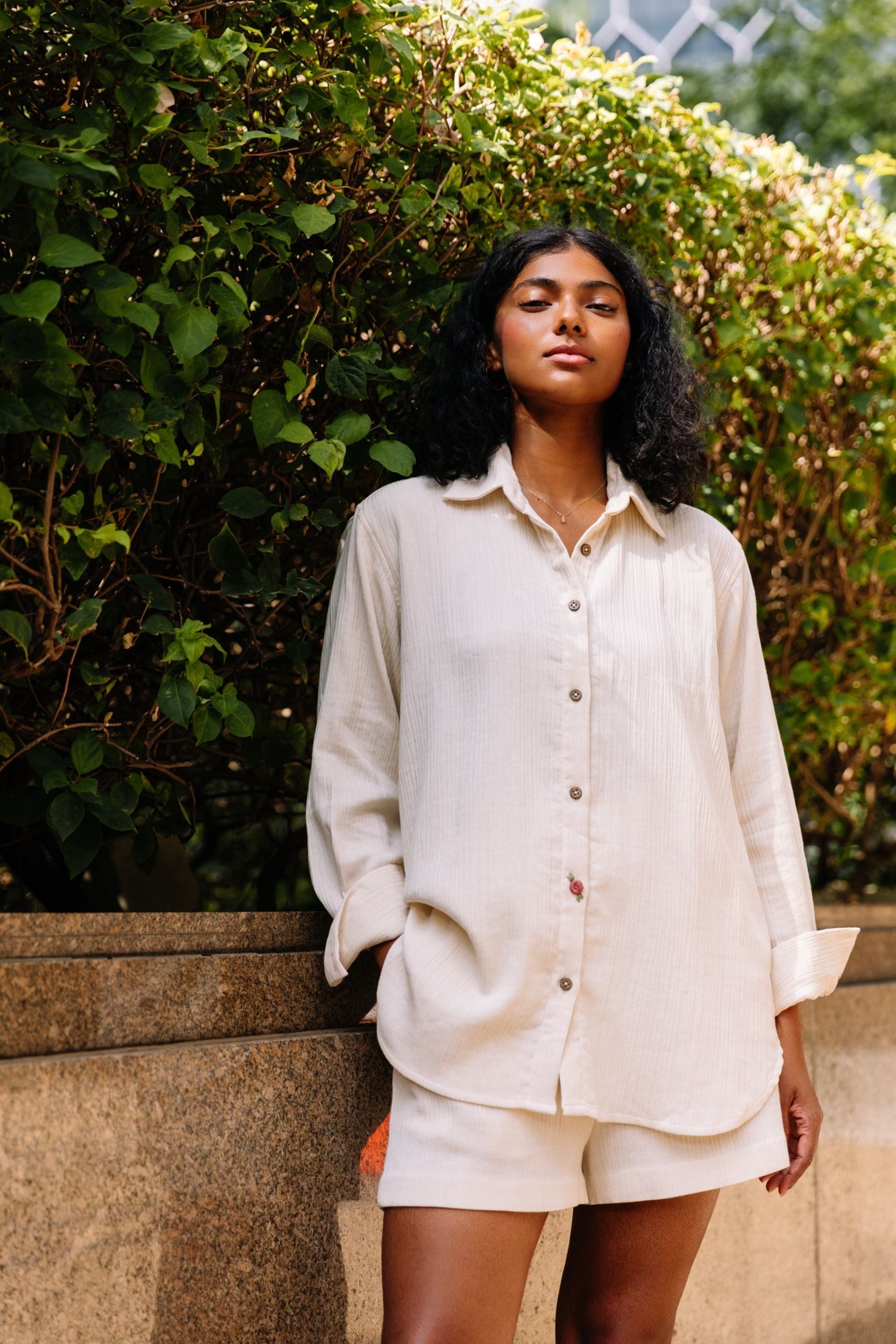 Summer Rose Organic Cotton Classic Shirt | SUI – Sui