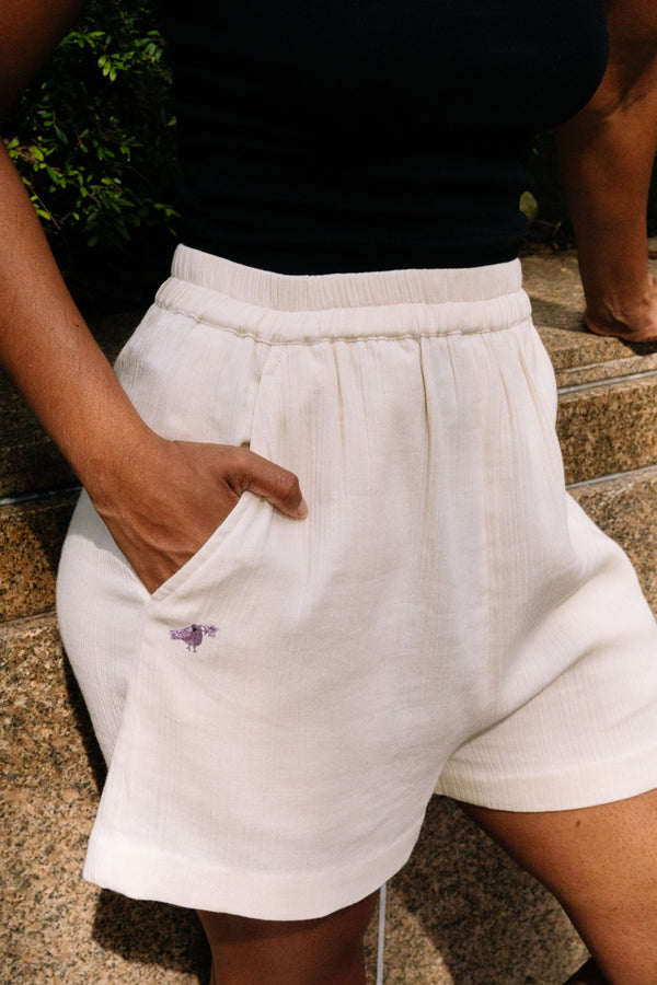 Summer Rose Organic Cotton Classic Shorts