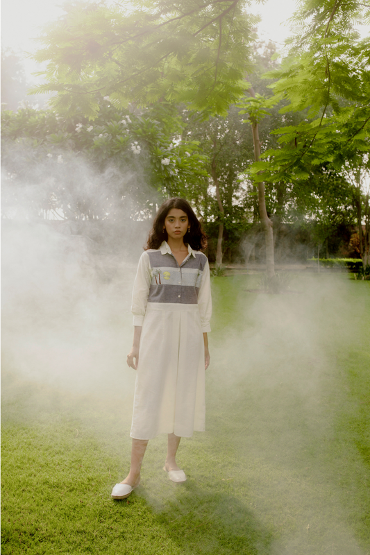 sunshine hemp shirt dress