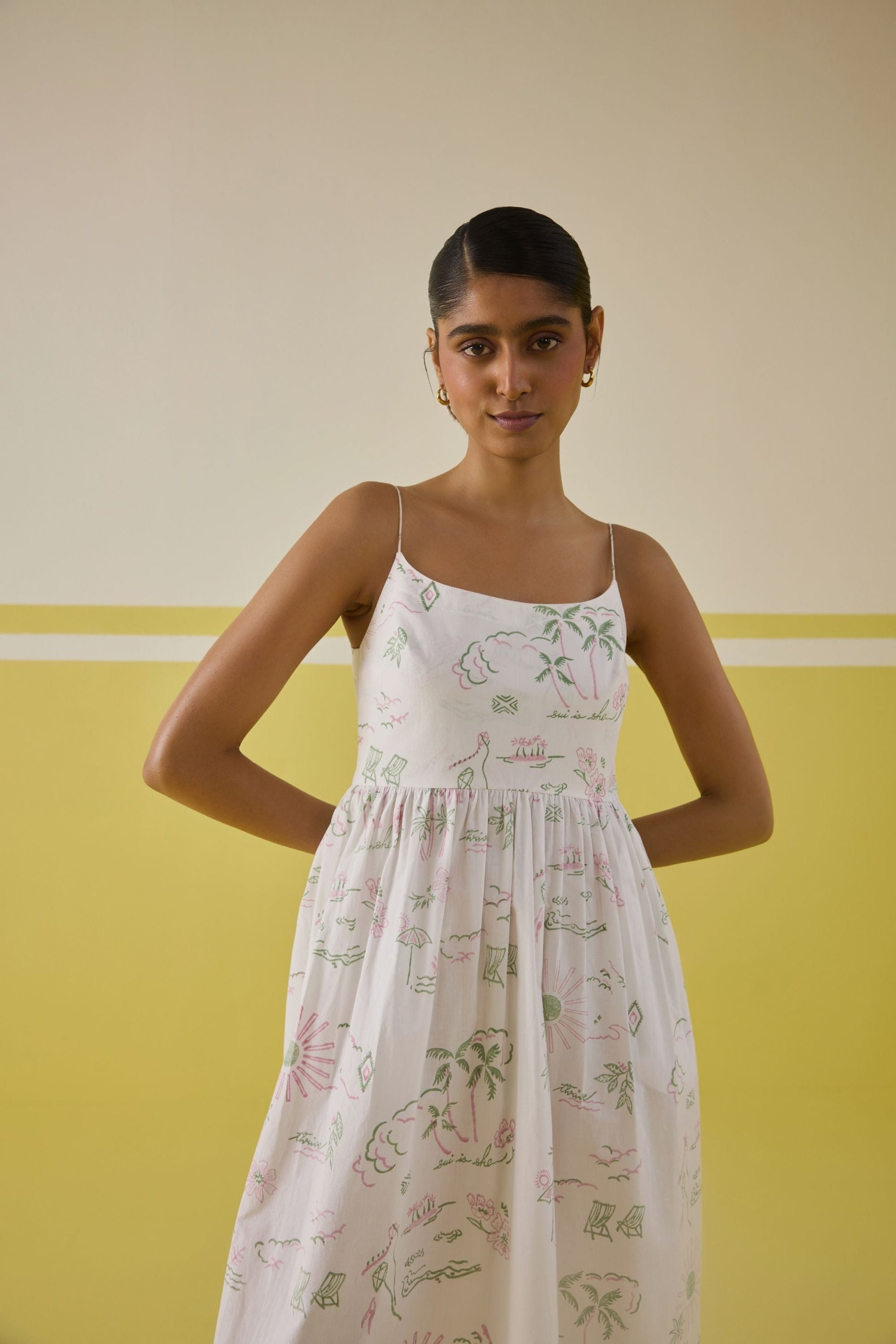 Sweet Sunshine Organic Cotton Maxi Dress | SUI – Sui
