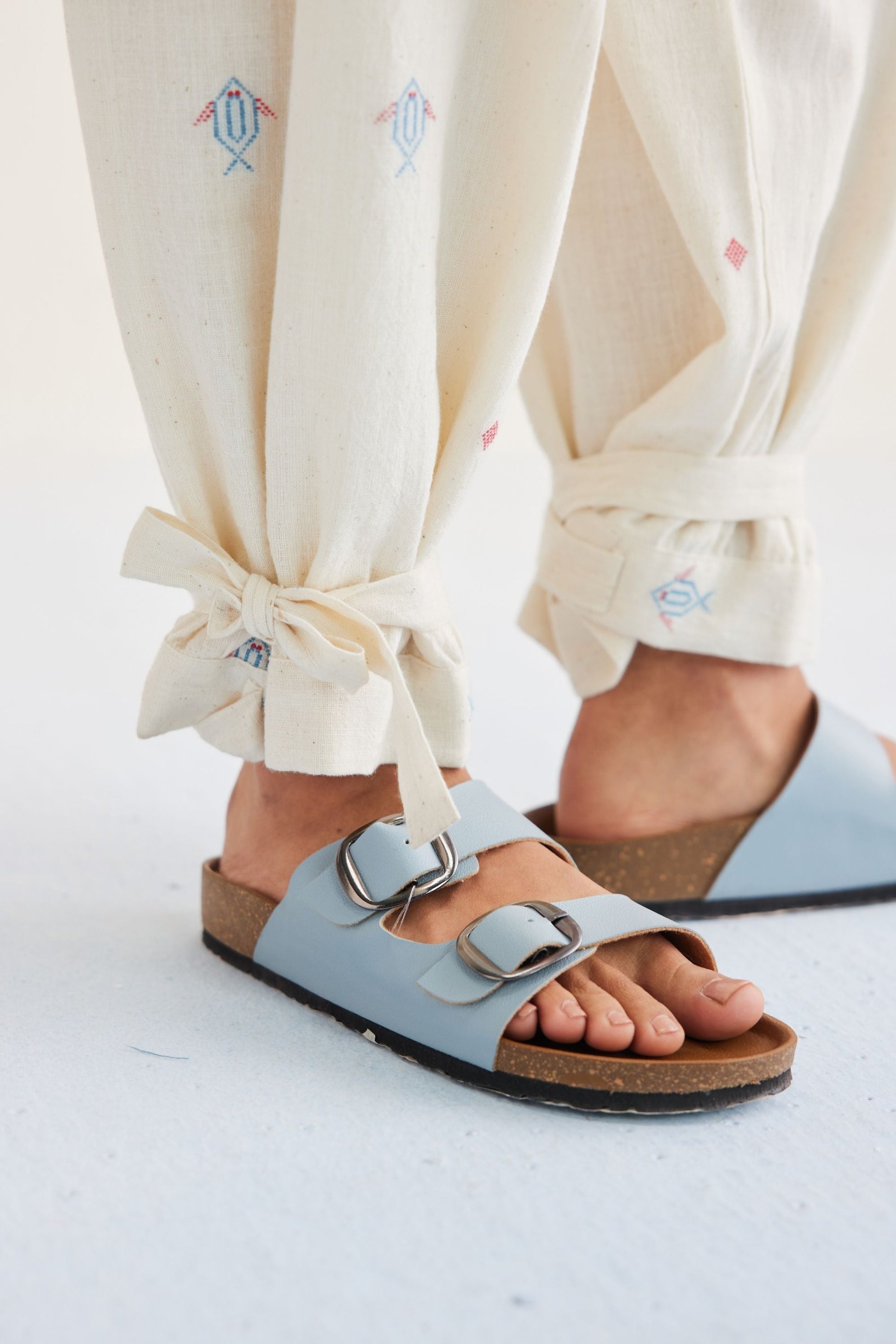 Swim Free Handwoven Kala Cotton Trousers