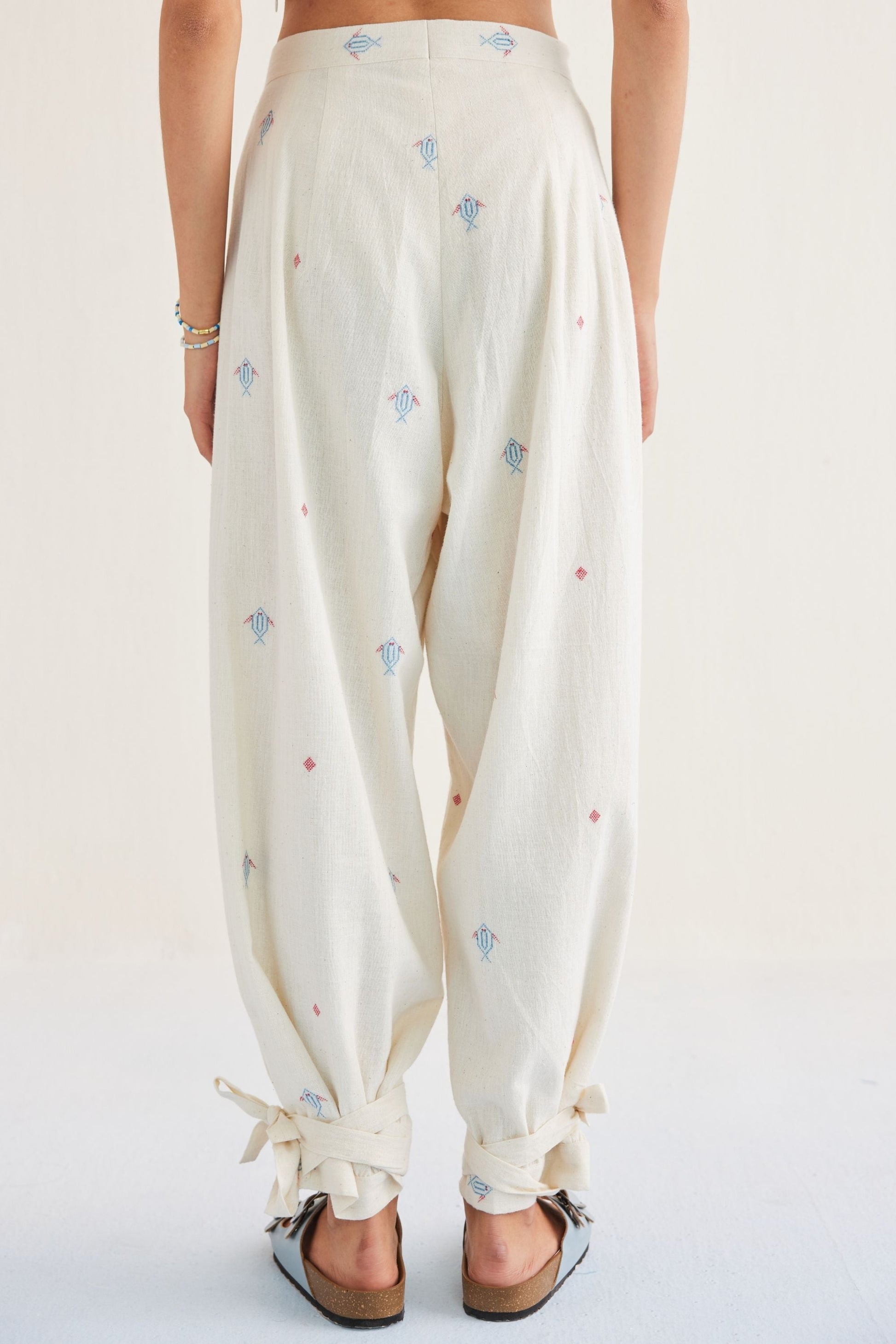 Swim Free Handwoven Kala Cotton Trousers
