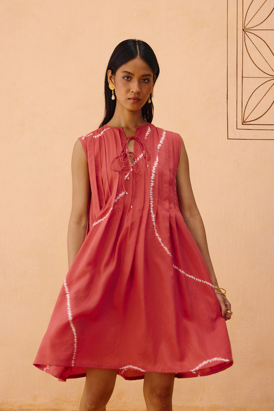 Terracotta Memories Lyocell Dress