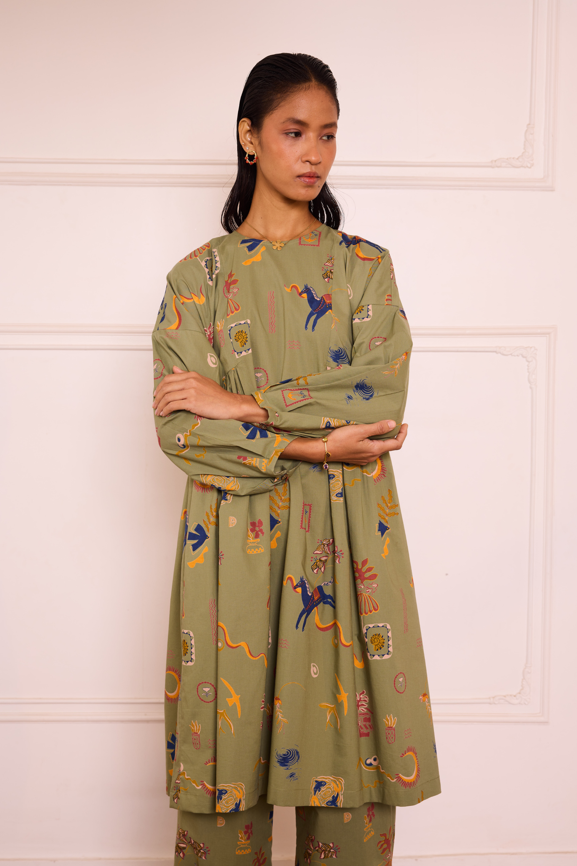 The Bold Organic Cotton Poplin Kurta