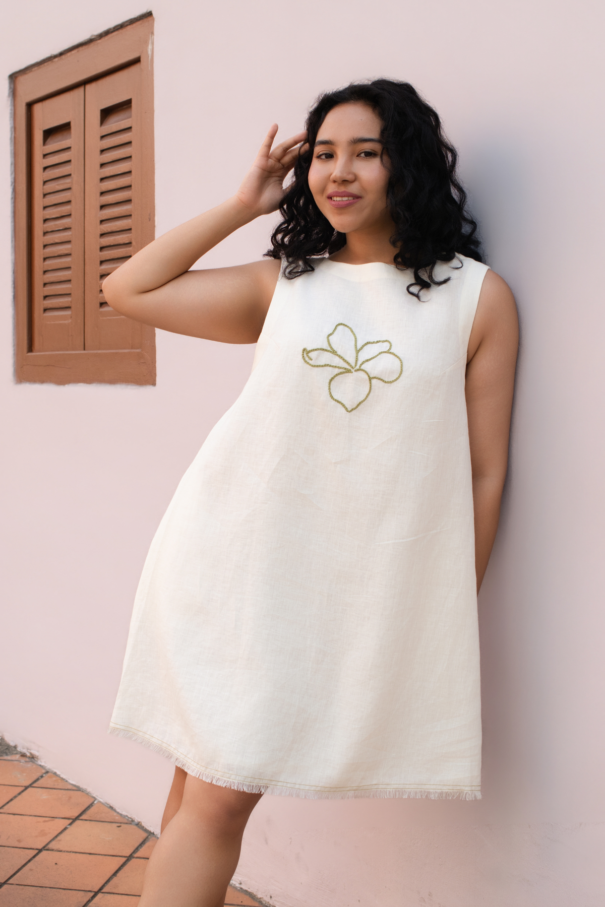The Champa Linen Dress
