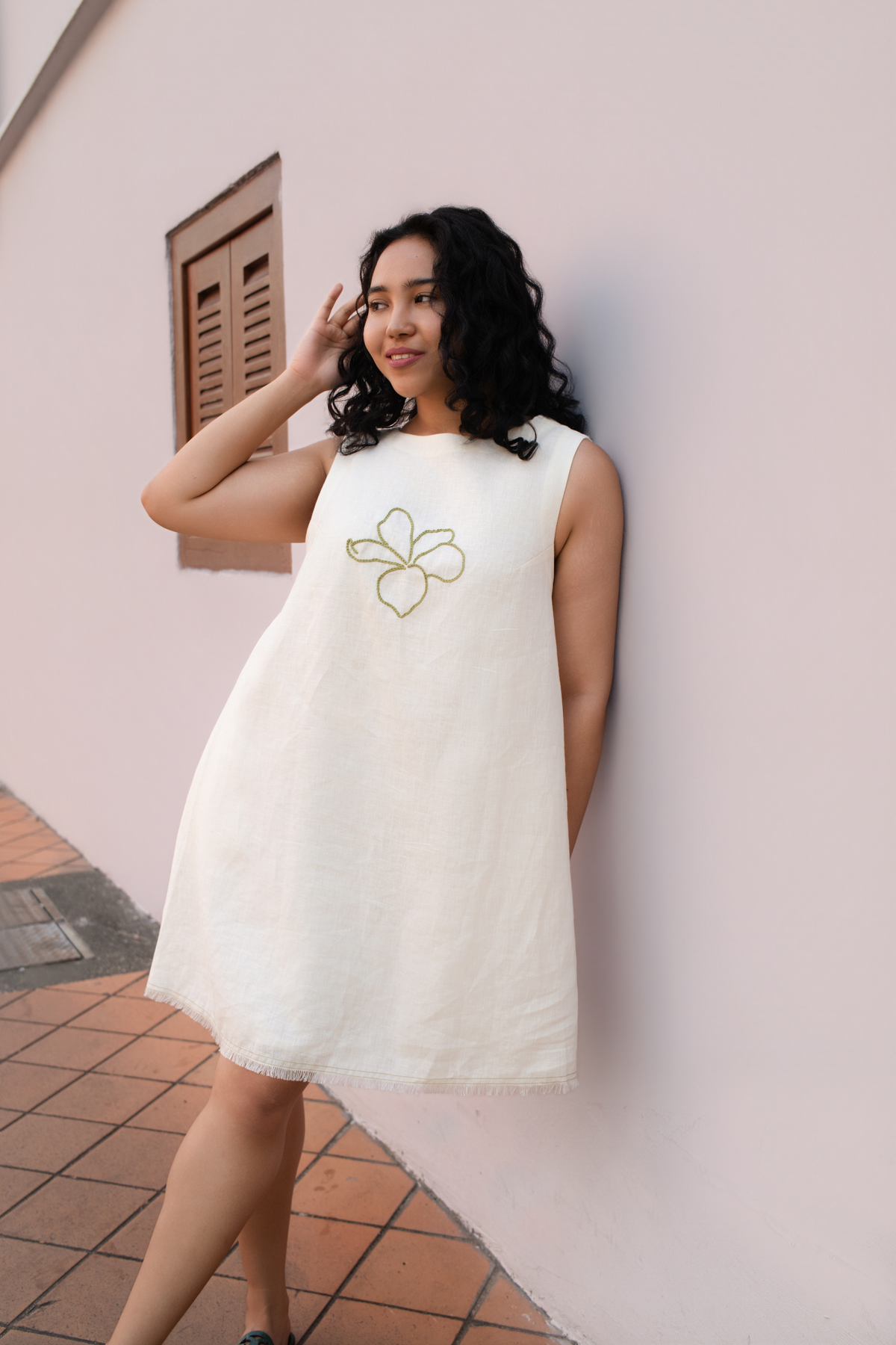 The Champa Linen Dress