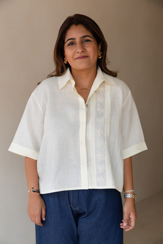 The Classic Palm Linen Shirt
