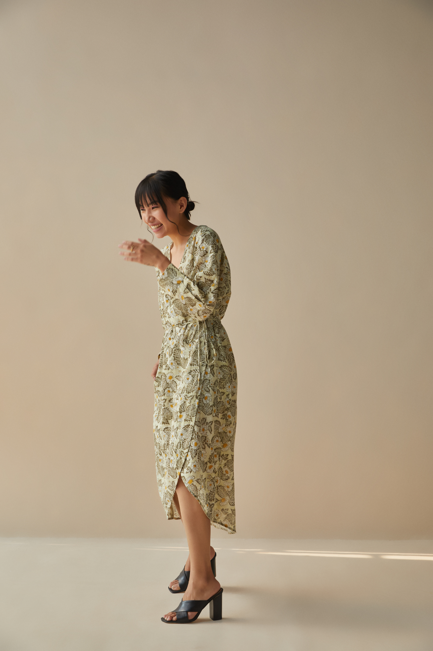 The Daisy Dream handwoven organic cotton dress