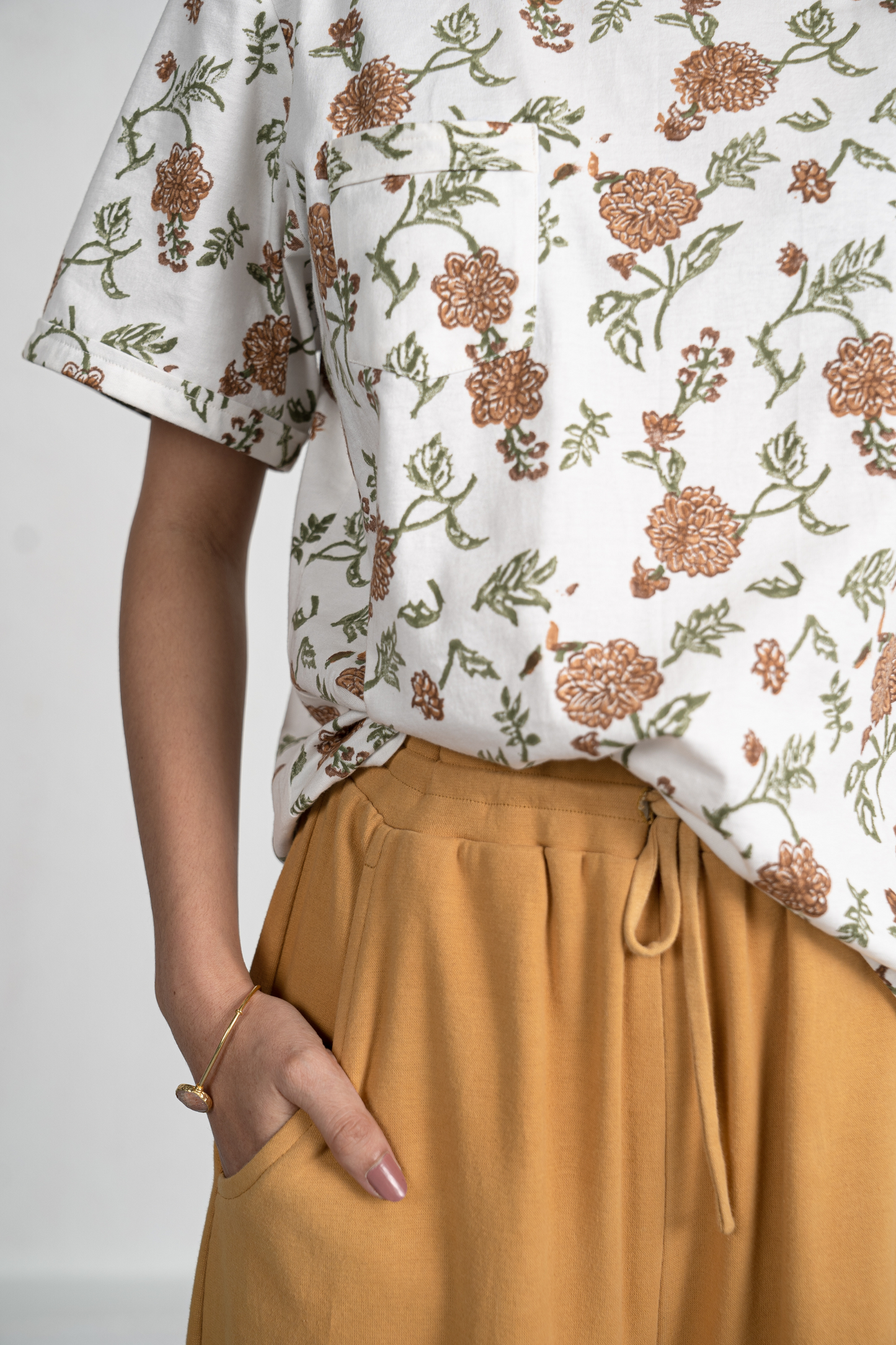 The Dawn organic cotton knit rib trousers