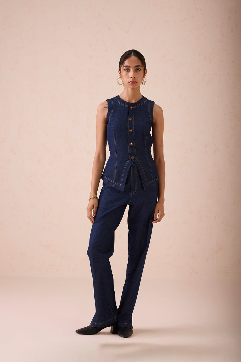 The Daydream Denim Waistcoat