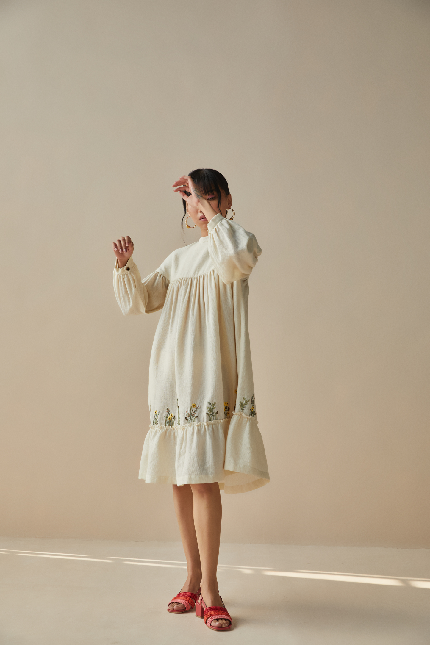 The Dreamy handwoven wool dress