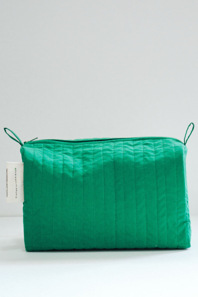 The Emerald Holiday Make Up Pouch