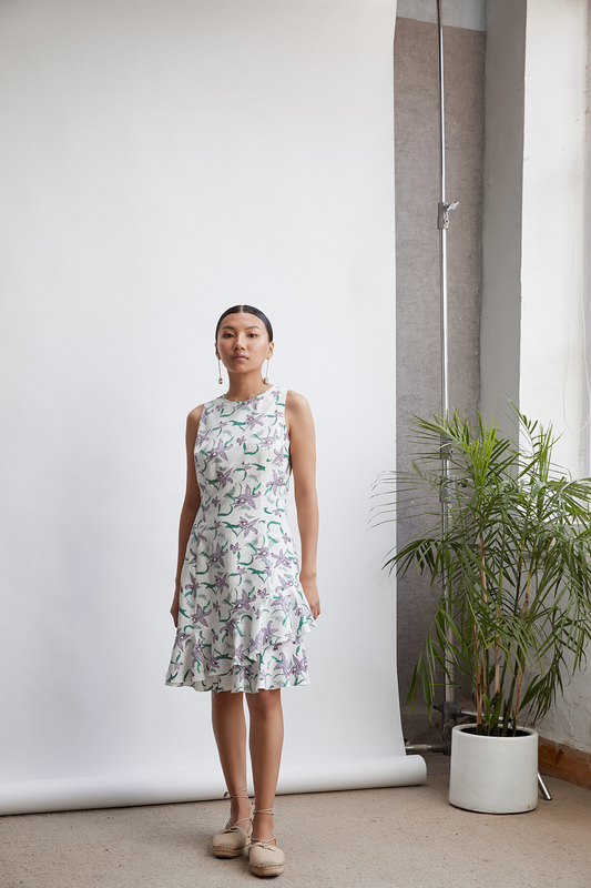 The Orchid Garden dress