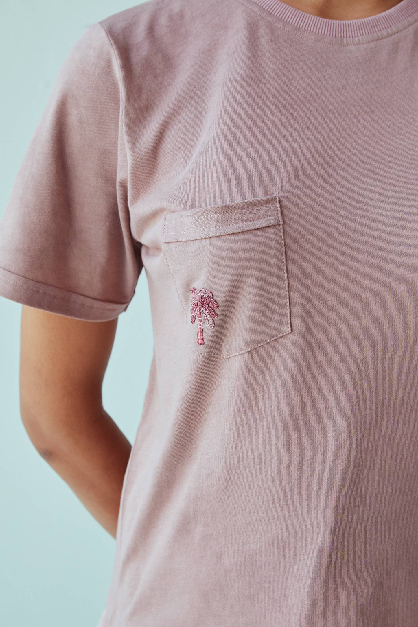 The Palmy organic cotton knit tee