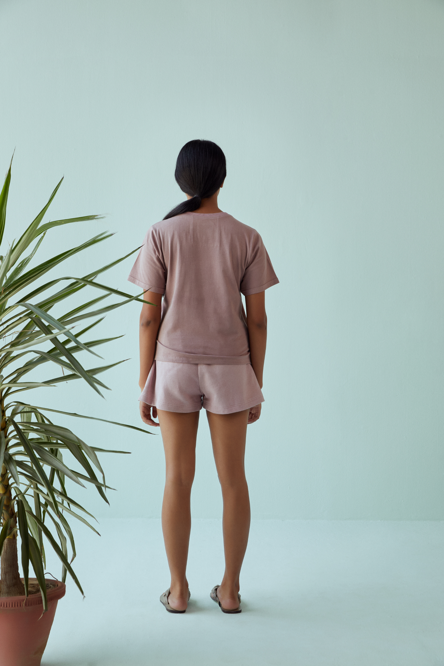 The Palmy organic cotton knit tee