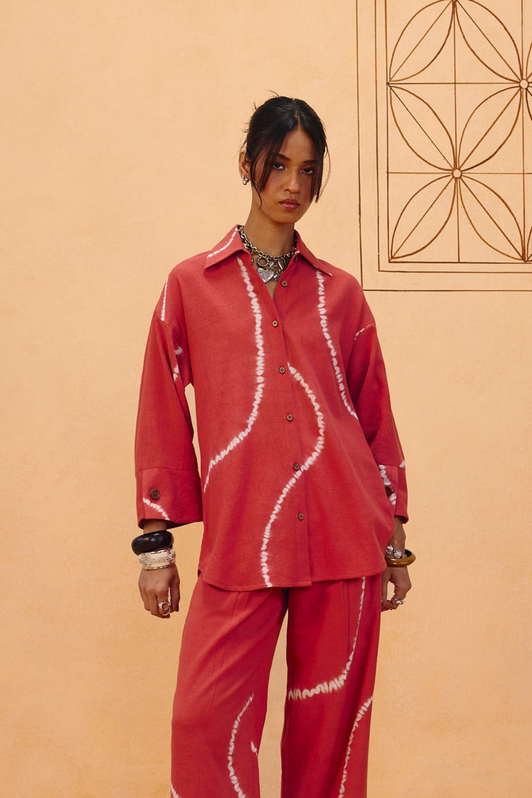 The Path Handspun Handwoven Tie Dye Shirt