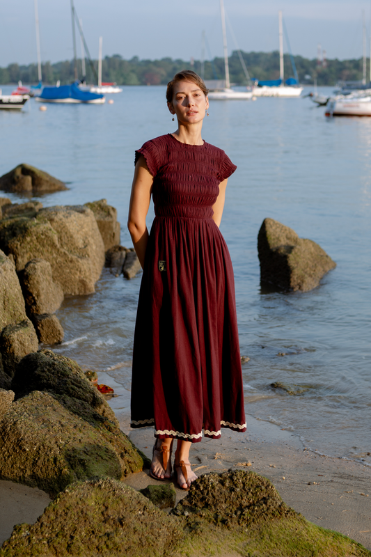 The Plum Kala Cotton Maxi Dress