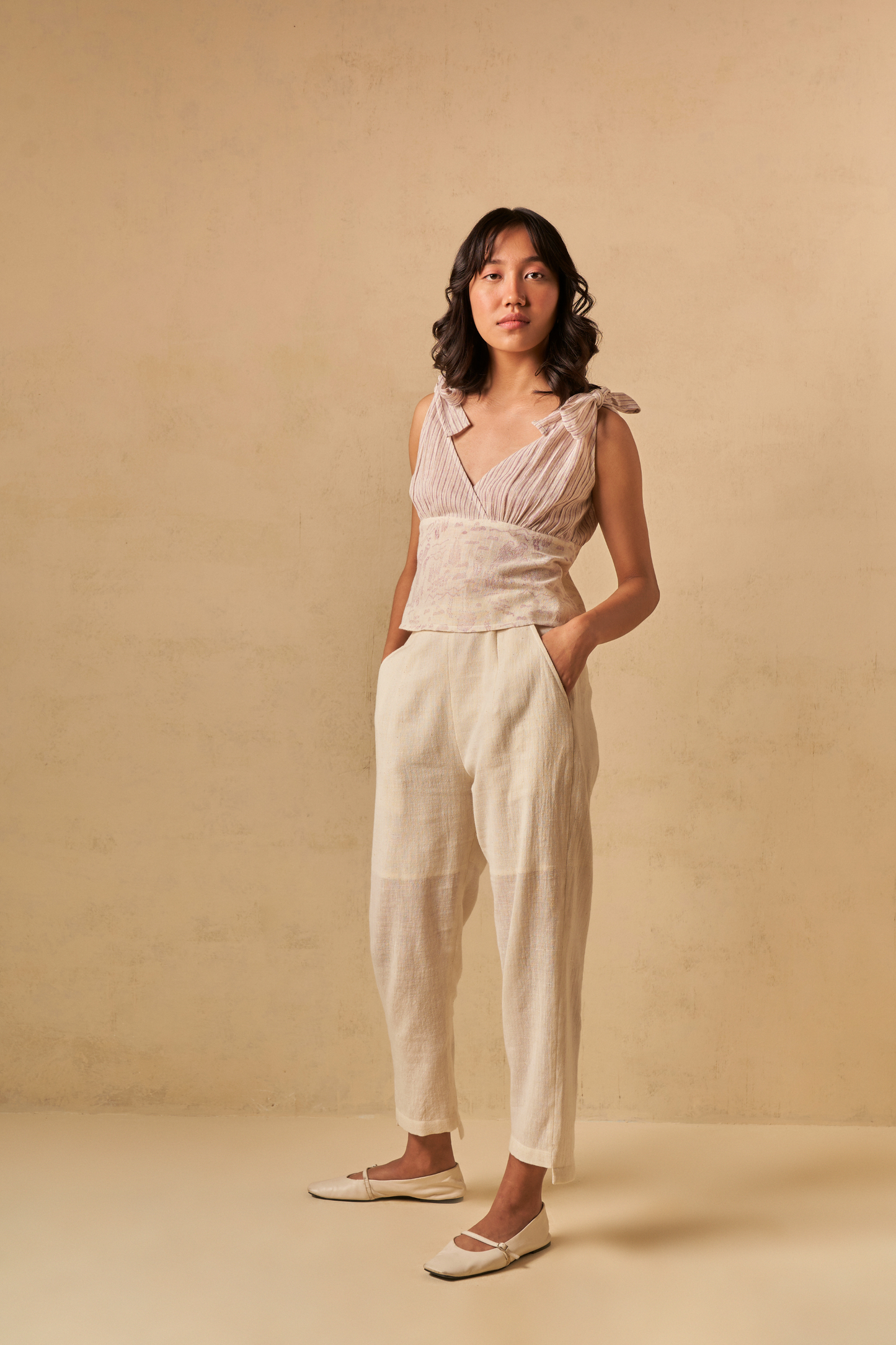 The Purple Reef Handwoven Top