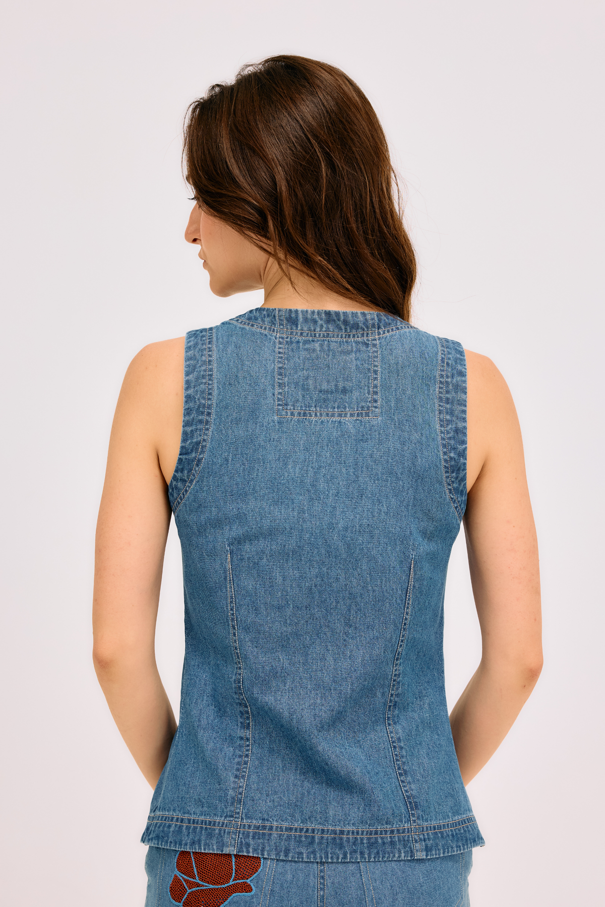 The Rooted Sustainable Denim Waistcoat