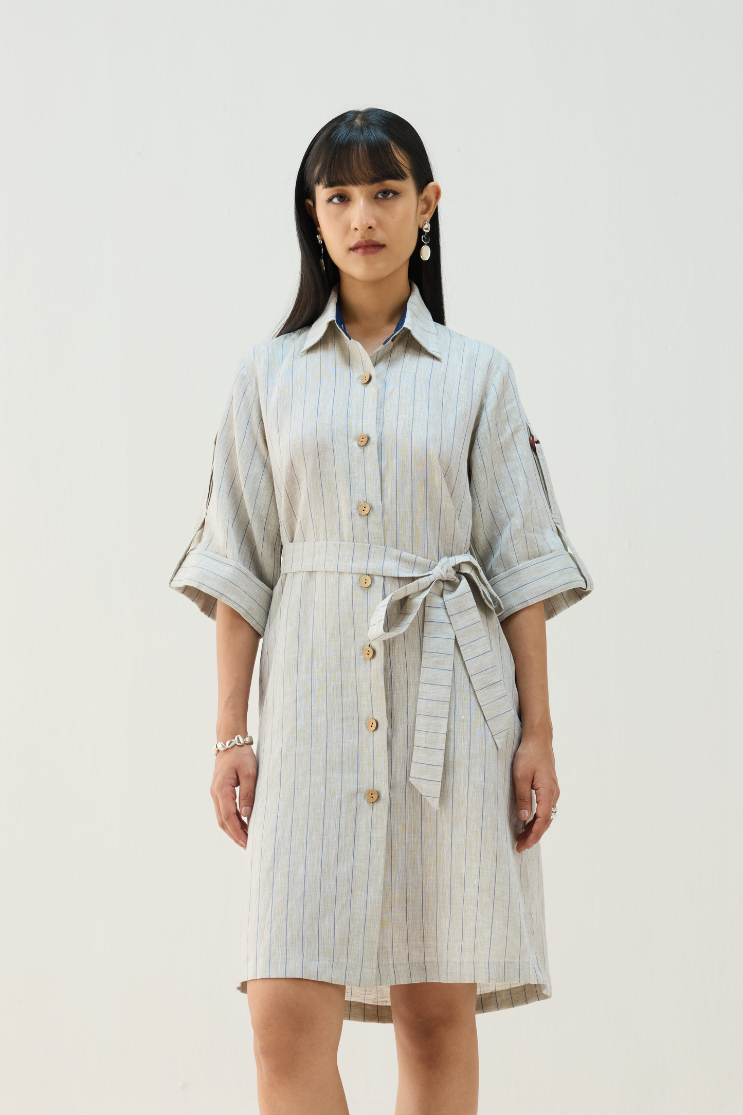 The Sail Linen Shirt Dress