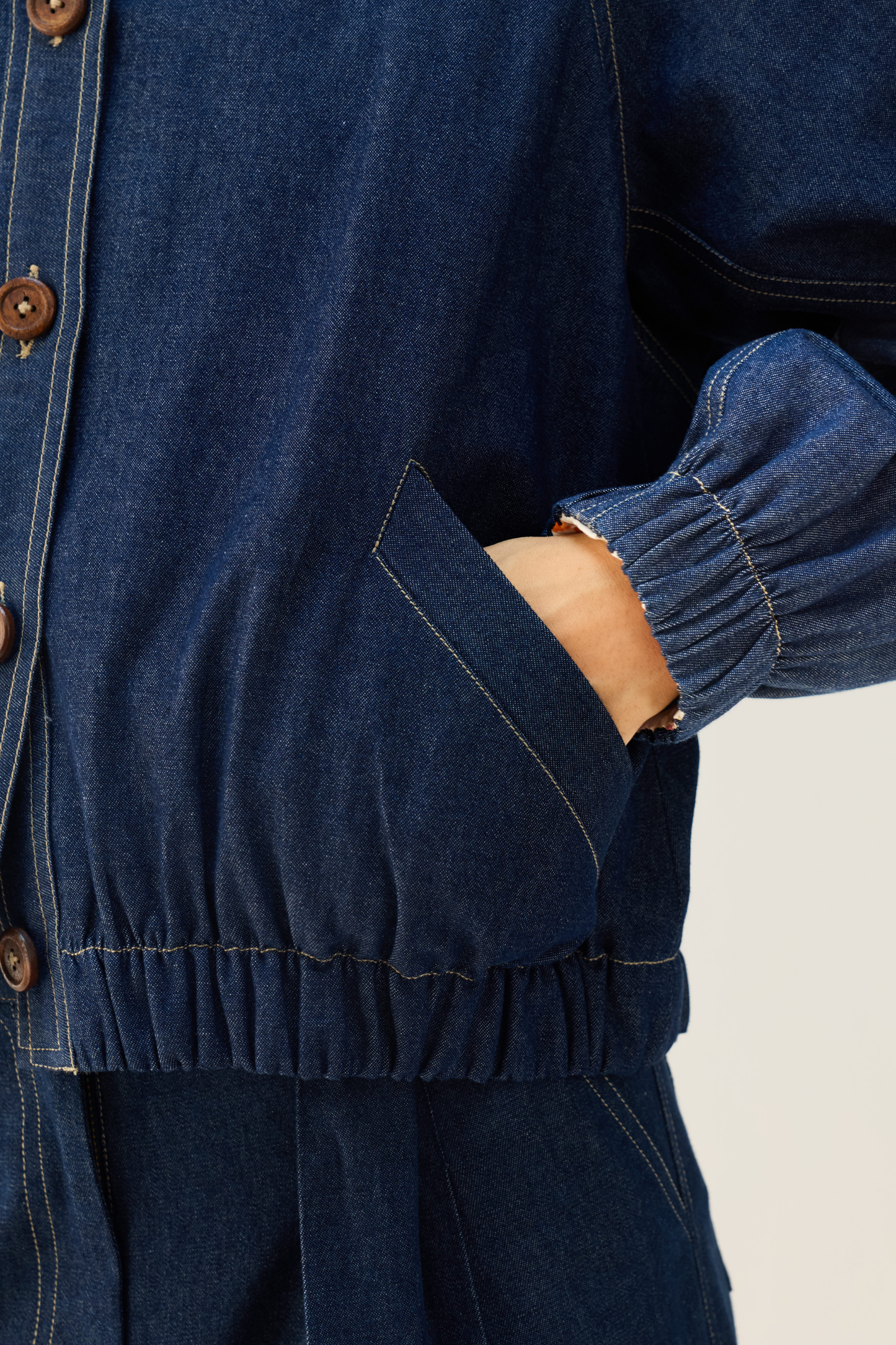The Slow Sustainable Denim Bomber Jacket