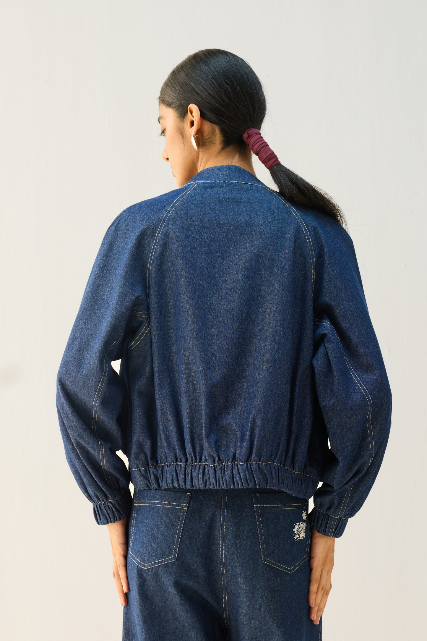 The Slow Sustainable Denim Bomber Jacket