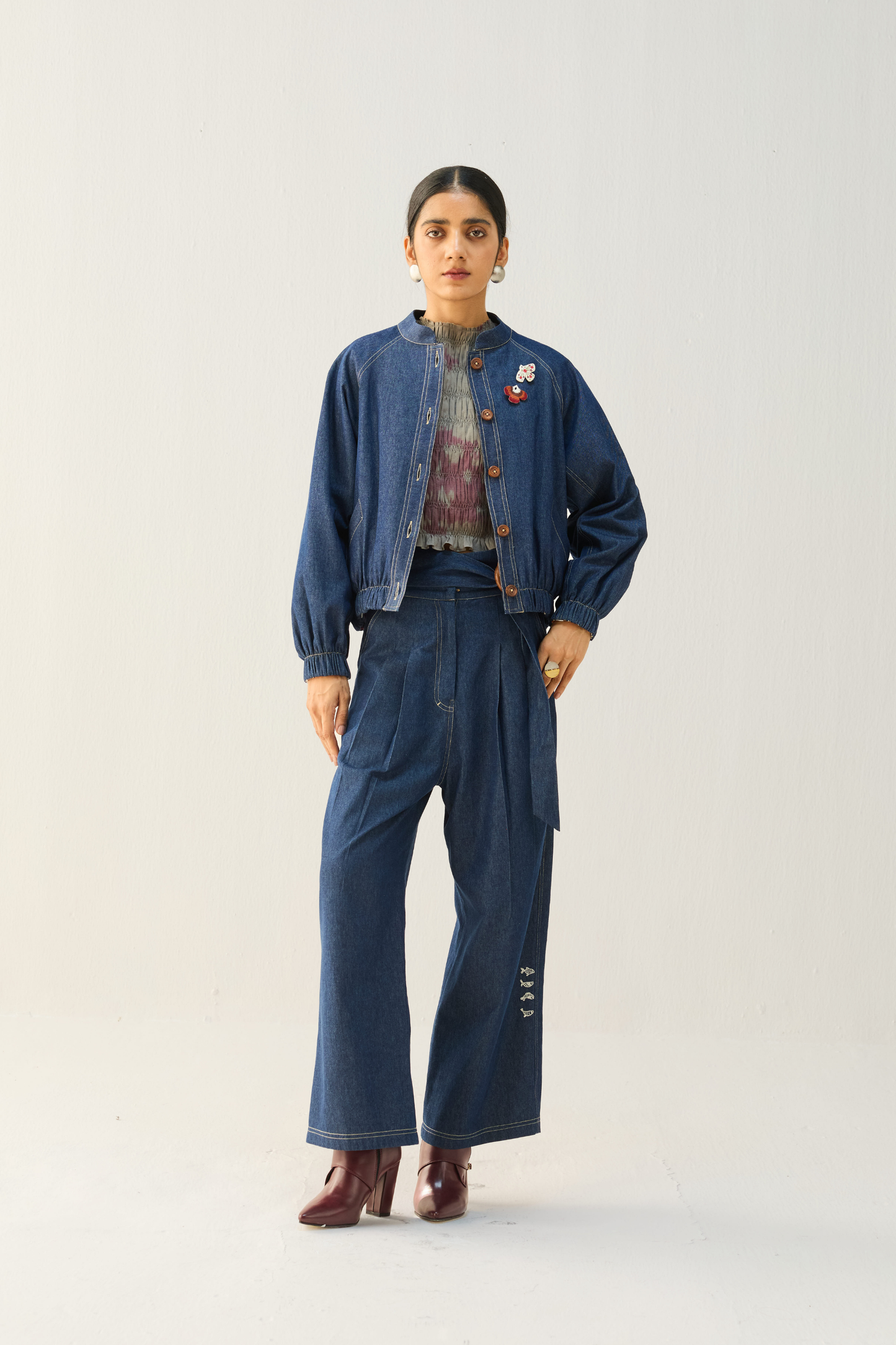 The Slow Sustainable Denim Bomber Jacket