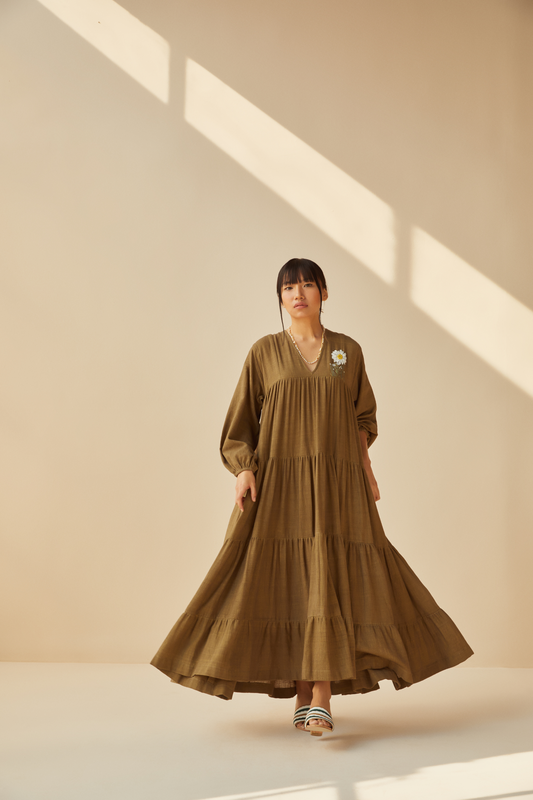 The soul handwoven organic cotton maxi dress